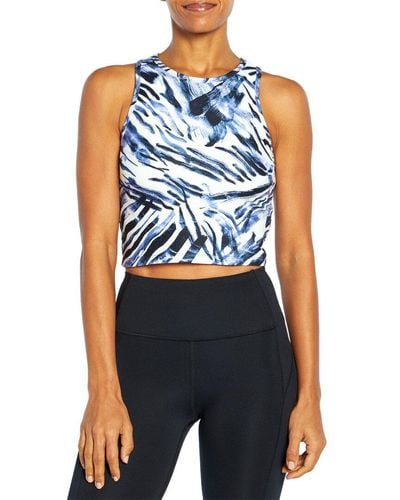 Balance Collection Mia Crop Tank in Blue