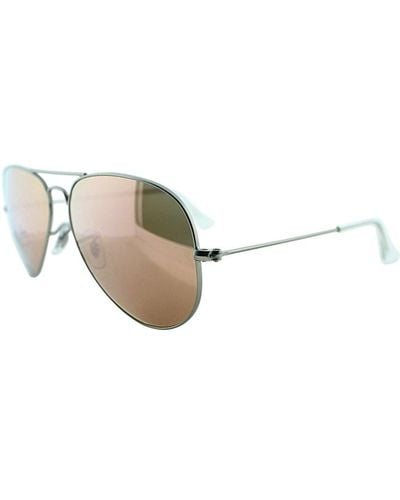 Ray-Ban Unisex Rb3025 58mm Sunglasses - White