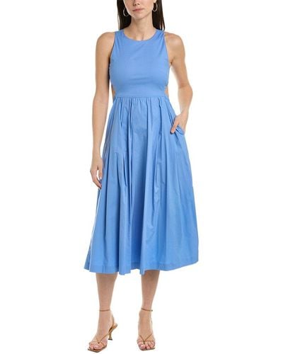 Marella Editor Midi Dress - Blue