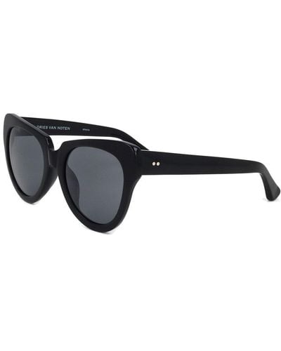Linda Farrow Dries Van Noten By Linda Farrow Dvn67 53mm Sunglasses - Black