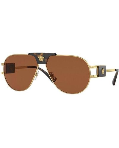Versace Ve2252 63mm Sunglasses - Brown