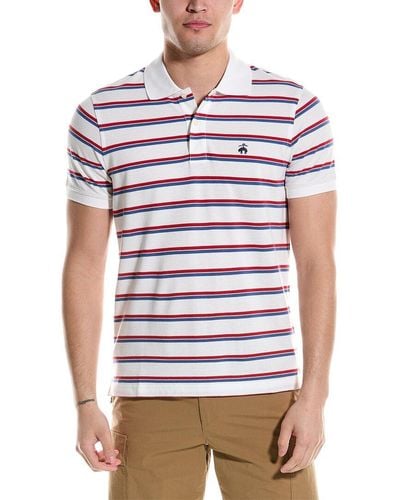 Brooks Brothers Slim Fit Polo Shirt - White