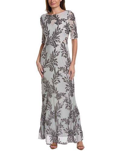 JS Collections Chloe Gown - Gray