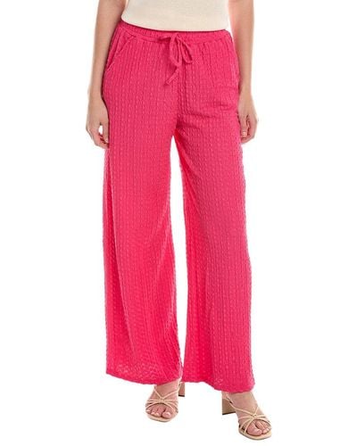 French Connection Tash Textured Trouser - Pink