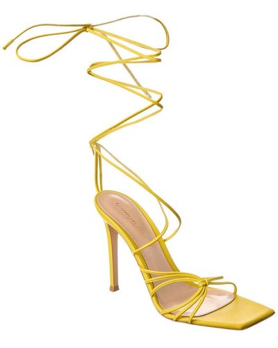 Gianvito Rossi Sylvie 105 Leather Sandal - Metallic