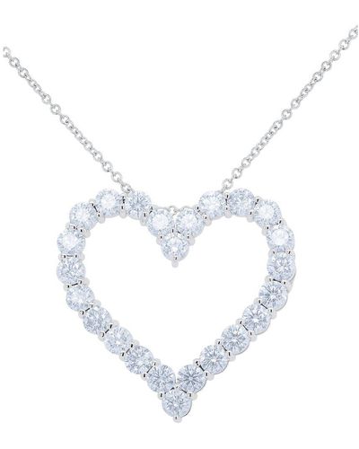 Diana M. Jewels Fine Jewelry 18k 5.80 Ct. Tw. Diamond Necklace - Blue