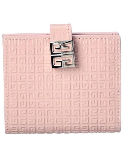 Givenchy 4g Small Leather Card Case - Pink