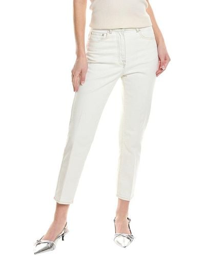 Peserico White Straight Jean