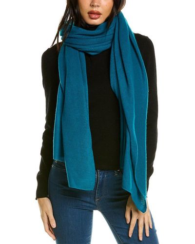 La Fiorentina Cashmere Travel Wrap - Blue