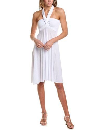 Elan Strapless Mini Dress - White