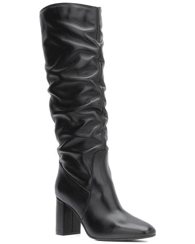 Aquatalia Leora Weatherproof Leather Boot - Black