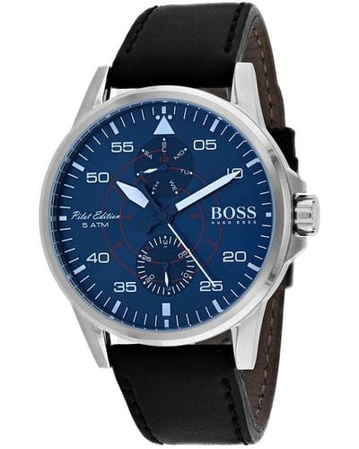 BOSS Aviator Casual Sport Watch - Blue