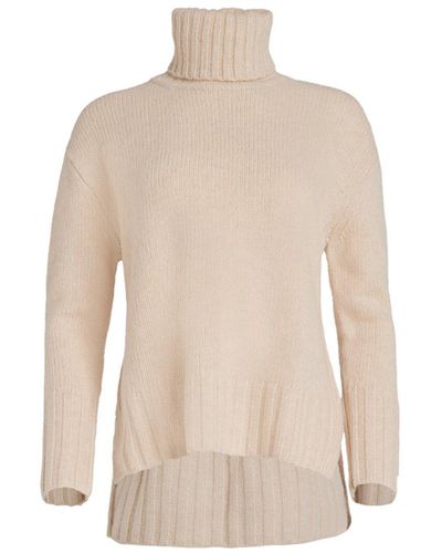 Reiss Oe Evelyn Off White Knitted Jumper - Natural
