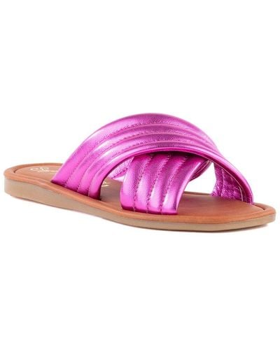 Seychelles Word For Word Leather Sandal - Pink