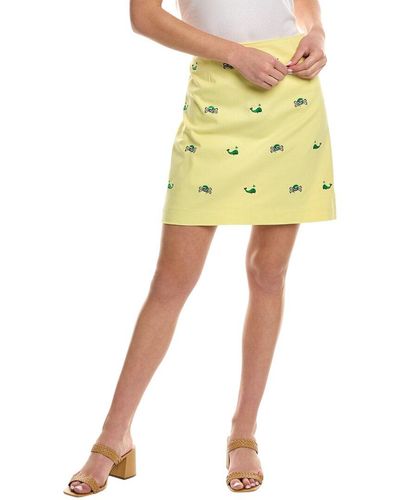 Castaway Ali Mini Skirt - Yellow
