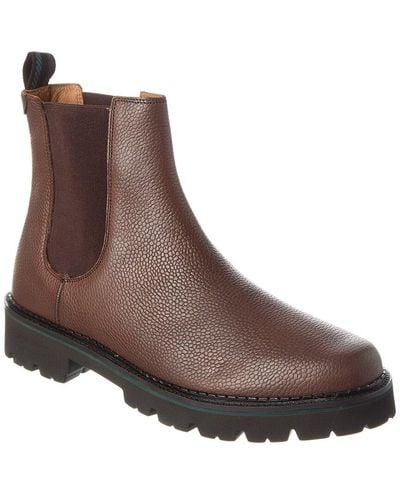 Ted Baker Wrighte Scotch Grain Leather Chelsea Boot - Brown