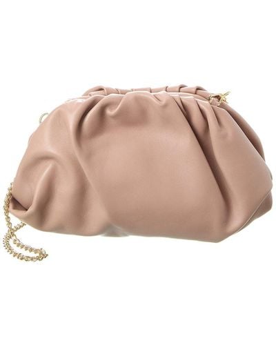 Persaman New York #1021 Leather Clutch - Pink