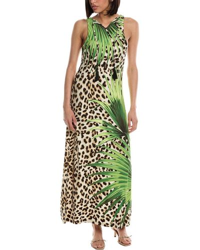 Tommy Bahama Jasmina Portico Palms Maxi Dress - Green