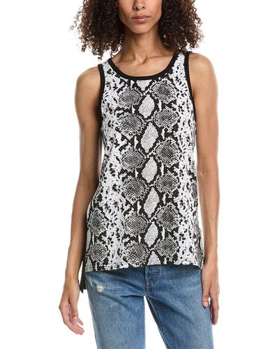 InCashmere In2 By Python Print Tank - Blue