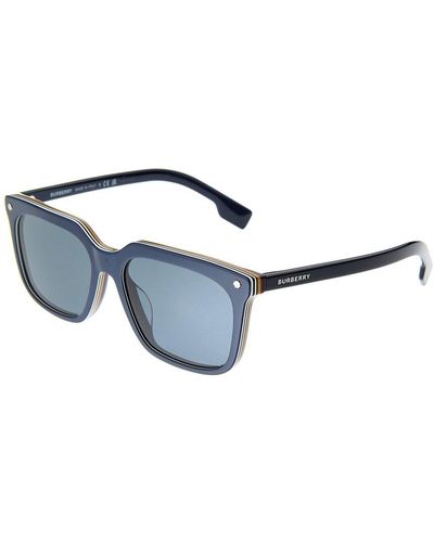 Burberry Be4337f 56mm Sunglasses - Blue