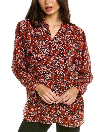 The Kooples Printed Shirt - Red