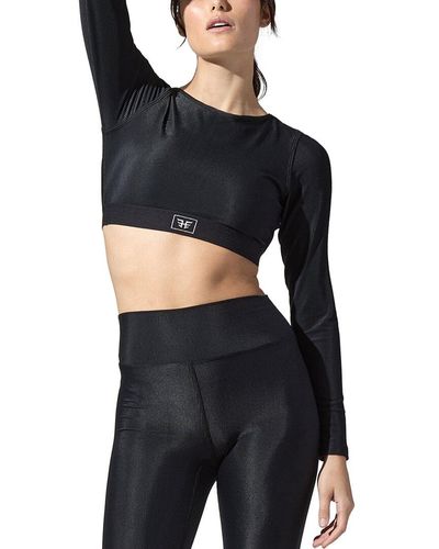HEROINE SPORT Cropped stretch-jersey top