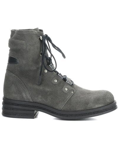 Fly London Knot Suede Boot - Gray
