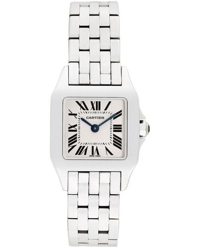 Cartier Santos Demoiselle Watch, Circa 2000S (Authentic Pre-Owned) - White