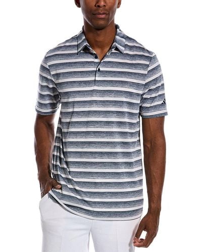 adidas Originals Two-color Stripe Polo Shirt - Blue