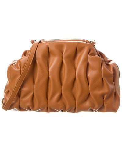 Persaman New York #1001 Leather Clutch - Brown