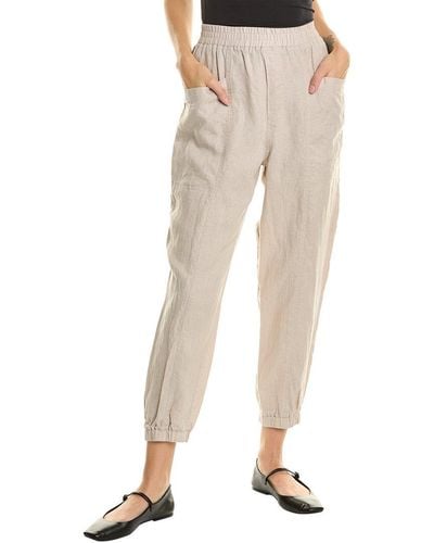 Johnny Was Linen Utility Jogger Pant - Natural