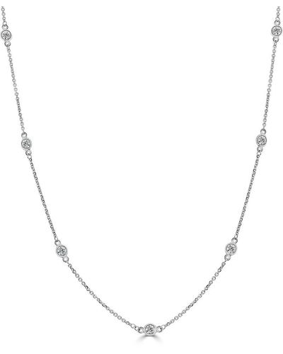 Sabrina Designs 14k 0.97 Ct. Tw. Diamond Necklace - Metallic