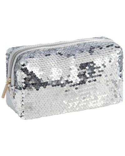 Shiraleah Bling Cosmetic Pouch - Gray