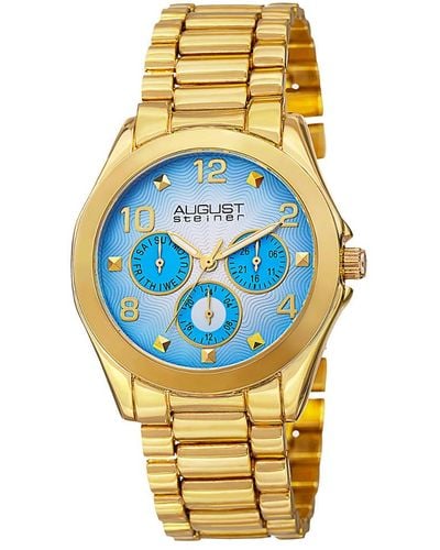 August Steiner Alloy Bracelet Watch - Metallic