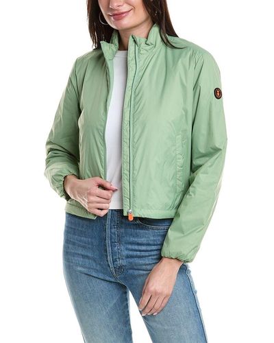 Save The Duck Anika Short Jacket - Green