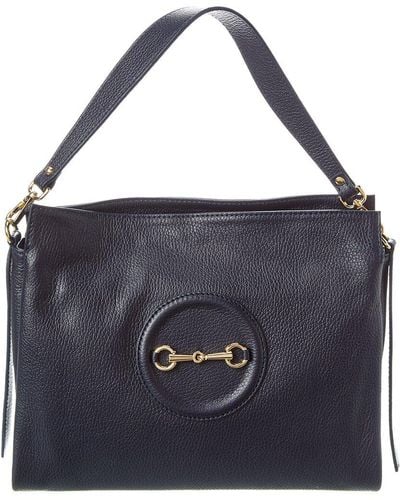 Persaman New York #1008 Leather Tote - Blue
