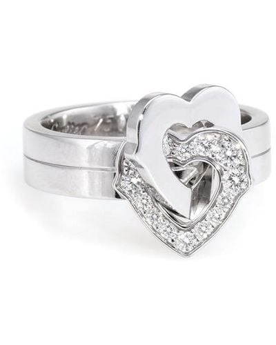 Cartier 18K 0.20 Ct. Tw. Diamond Heart Ring (Authentic Pre-Owned) - White