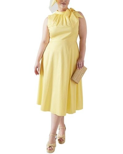 LK Bennett Freud Dress - Yellow