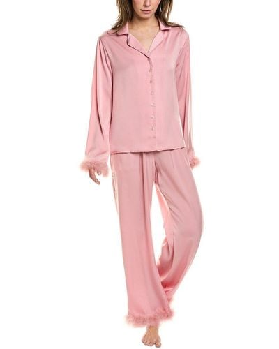 Feather Satin Pajamas – Rachel Parcell, Inc.