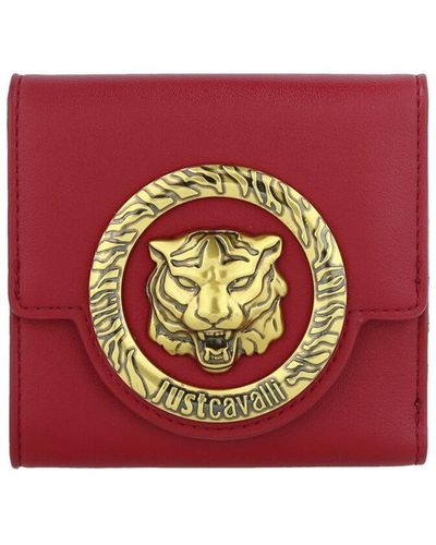 Just Cavalli Logo-embossed Wallet - Red