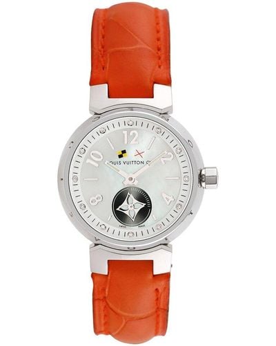 Louis Vuitton Tambour Lovely Cup Watch, Circa 2000S (Authentic Pre-Owned) - White