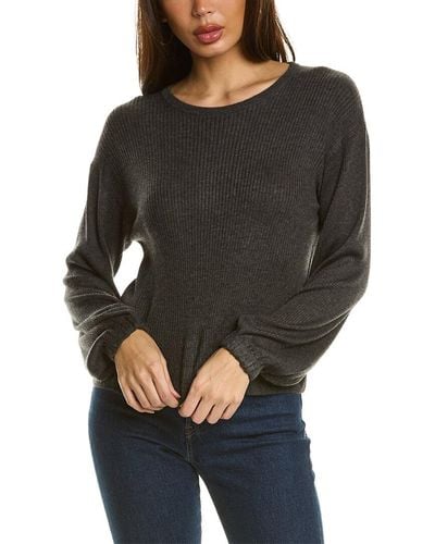 Splendid Rib Cashmere-blend Sweater - Gray