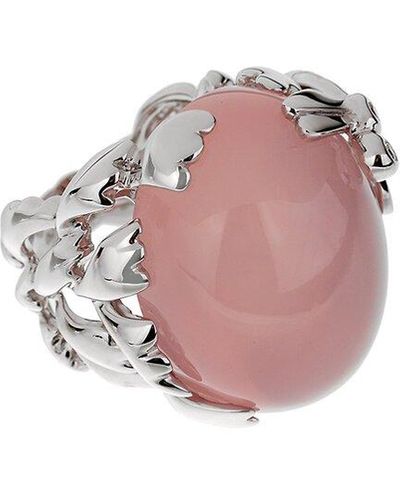 Dior Dior 18K 50.04 Ct. Tw. Diamond & Quartz Cocktail Ring (Authentic Pre- Owned) - Pink