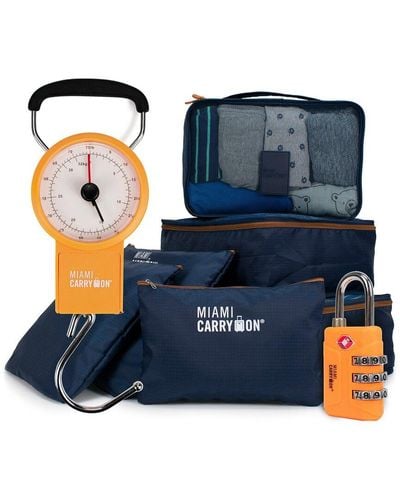 Miami Carryon Essential Travel Kit Combo - Blue