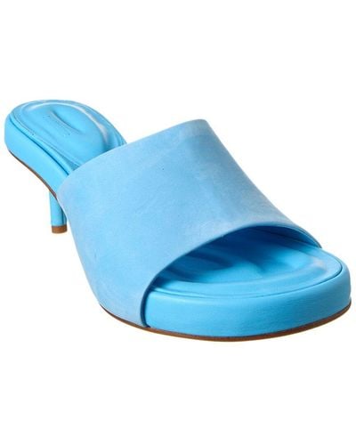 Jacquemus Les Mules Argilla Leather Sandal - Blue