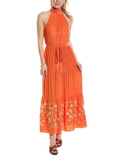 Ramy Brook Kahlil Maxi Dress - Orange