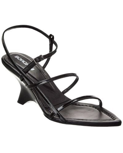 Gia Borghini Gia 26 Patent Slingback Sandal - Metallic