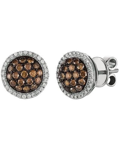 Le Vian Euphoria Chocolate 14K 0.15 Ct. Tw. Diamond Earrings - Multicolour