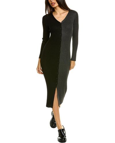 Taylor Ribbed Sweaterdress - Black