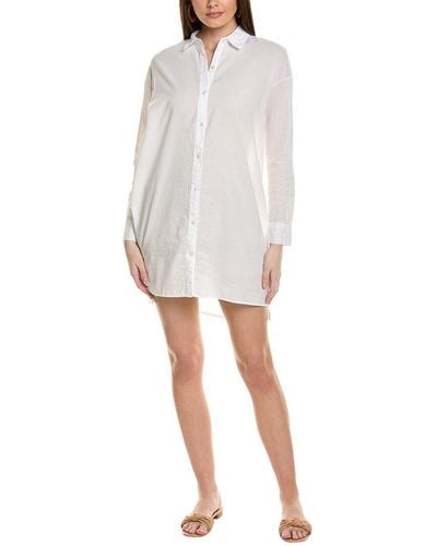 James Perse Oversized Shirtdress - White